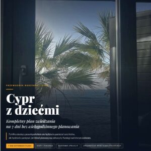 Cypr z dziećmi  Kompletny plan zwiedzania na 7 dni (PDF)
